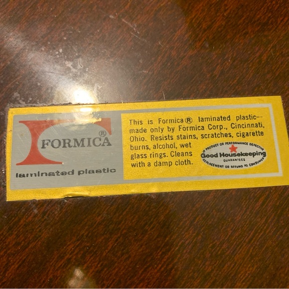 MCM Vintage Formica 12” & 14”Serving Tray silver plated - Picture 9 of 16